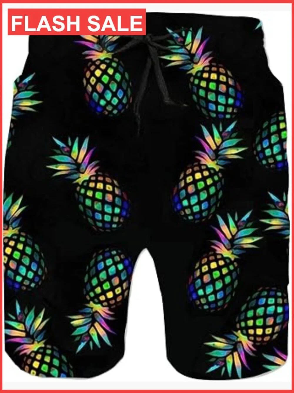 Men's Quick Dry Swim Trunks with Mesh Lining and Pockets